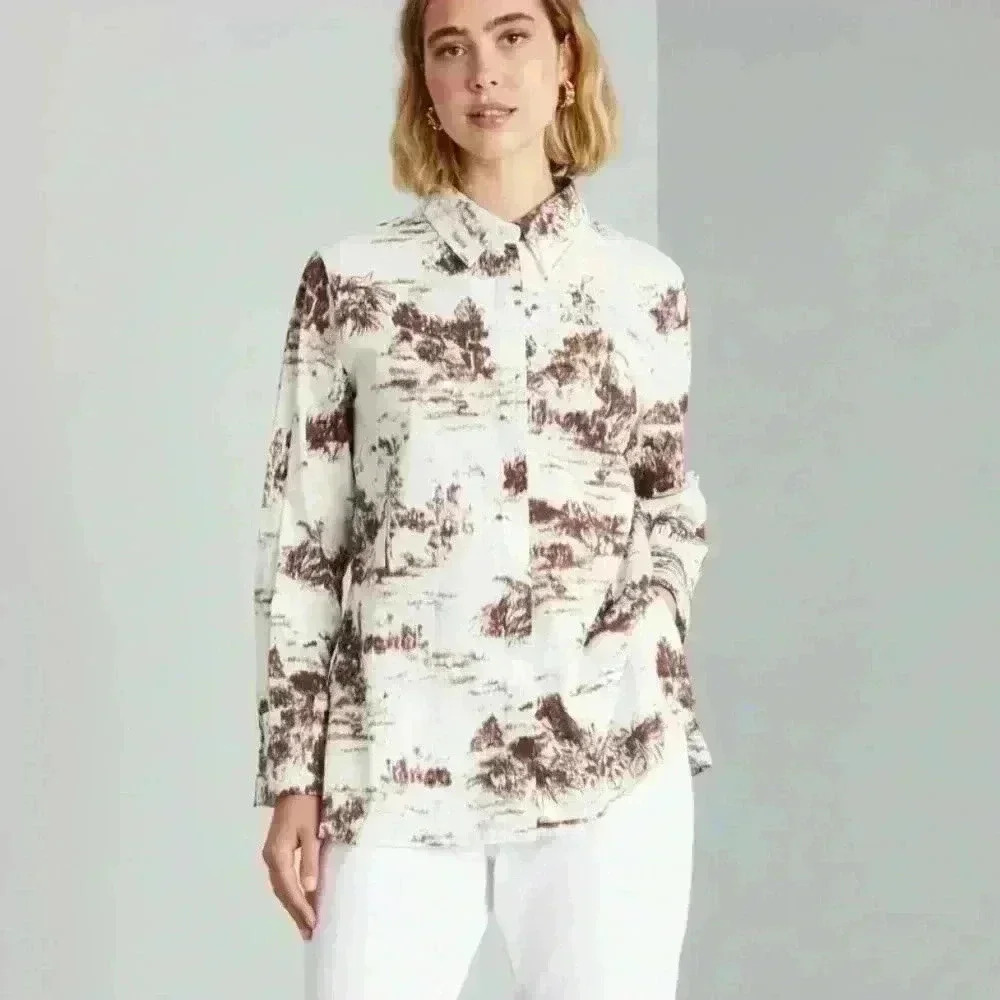 Alkemy Top button down hi lo